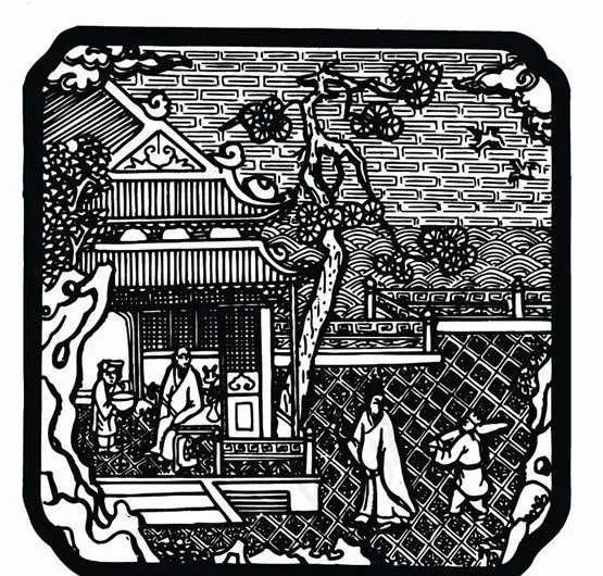 元明时代 矢量版画 古典图案 矢量中华五千年 AI源文件_0398ai矢量模版下载