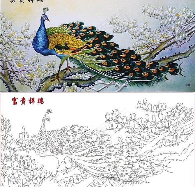 艺术玻璃背景墙矢量图图片cdr矢量模版下载