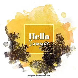 黄色背景矢量图