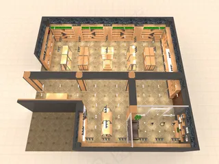 手机数码店效果图