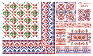 像素风格花纹边框矢量素材