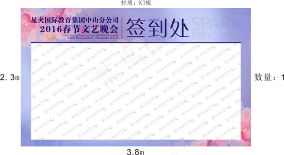 2016年年会签到墙