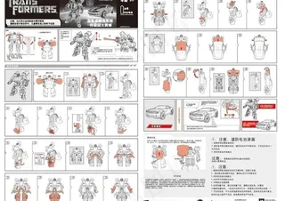 变形金刚玩具拆装说明图片