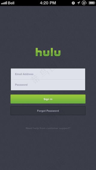 移动端登录界面UI设计