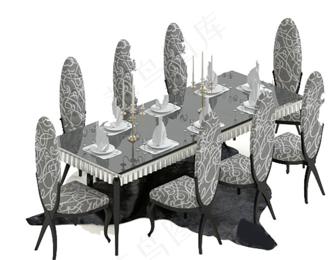 现代柜子模型模板下载