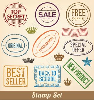 复古的优质标签