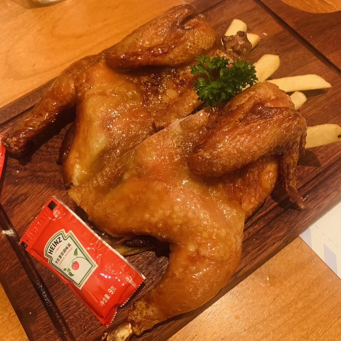 高清肯德基蜜汁全鸡图