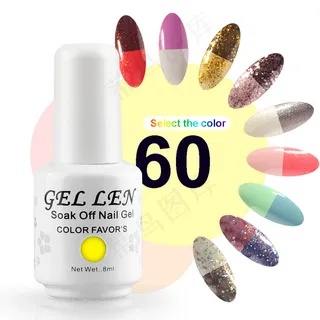 彩色指甲油海报