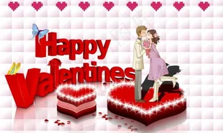 情人节海报图片