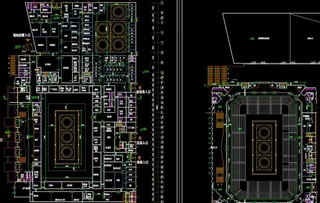 奥运摔跤馆 平面汇总