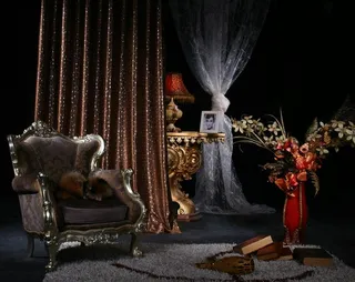 窗帘家居图图片