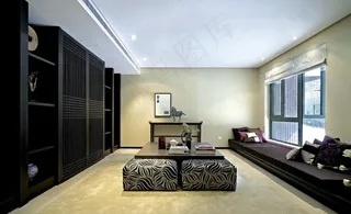 中式客厅装修设计效果图