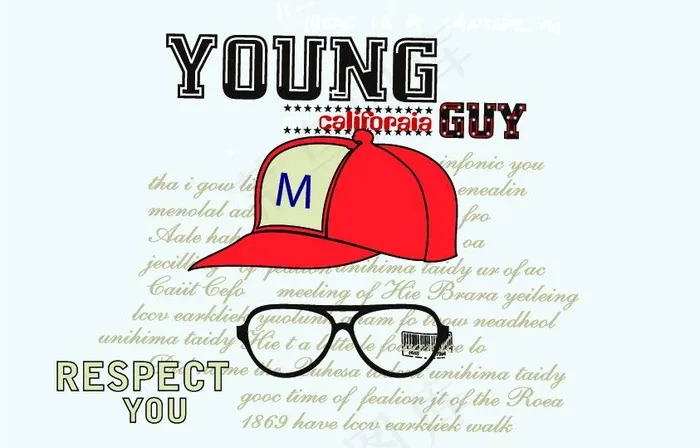 时尚插画图片ai矢量模版下载