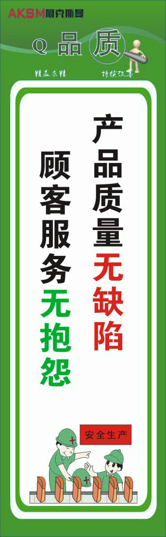 品质管理挂牌54cdr矢量模版下载