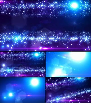 LED星空粒子星光晚会婚庆视频素材