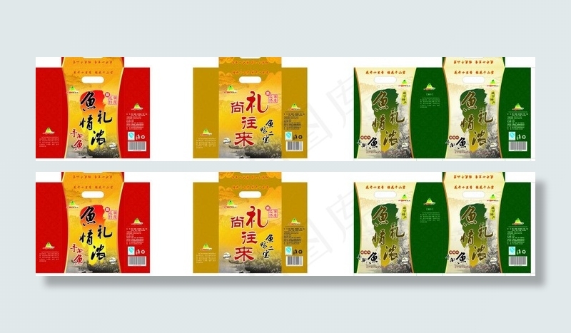 鱼包装 手提袋图片