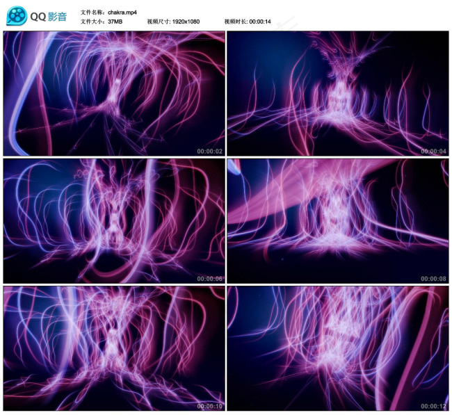 七彩动感的动态背景04 无缝循环