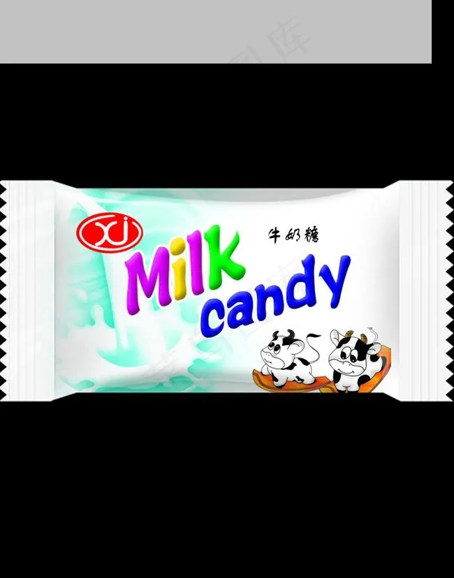 牛奶糖图片psd模版下载