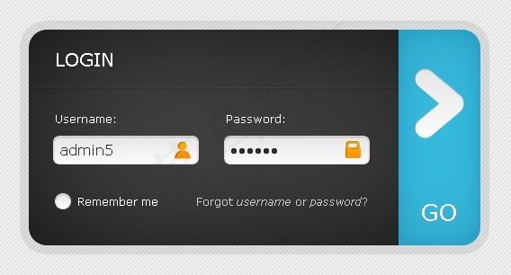 后台登录界面模板