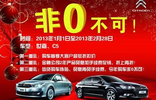 雪铁龙金融地贴图片