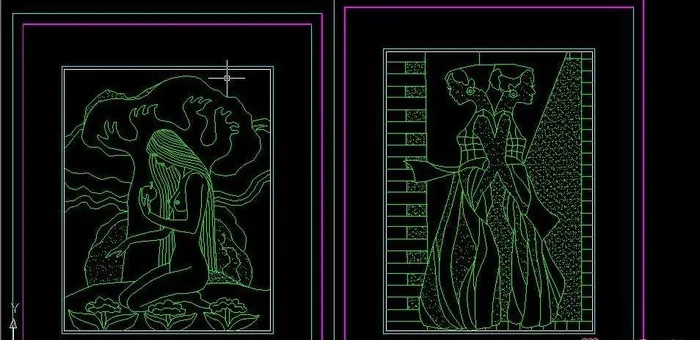 建筑CAD常用千种图块之装饰画