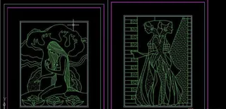 建筑CAD常用千种图块之装饰画