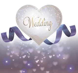 婚礼请柬背景图片