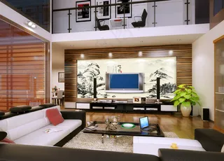 室内装修设计 电视背景墙
