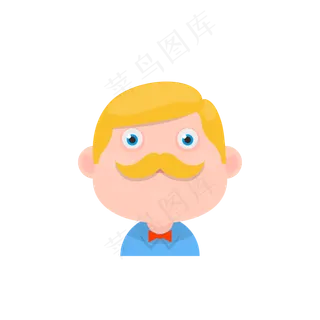 扁平化卡通各行业人物png矢量图标...