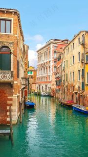 水上城市高清摄影图片