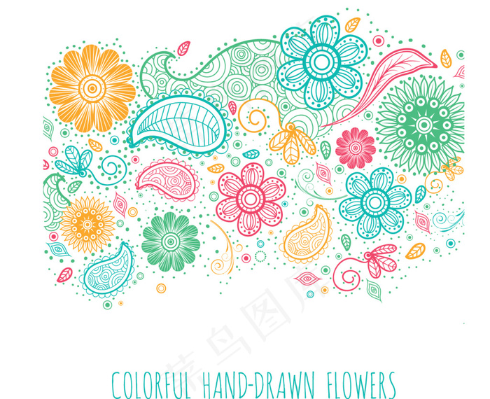 手绘花卉图片