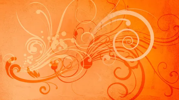 时尚花纹花藤设计笔刷