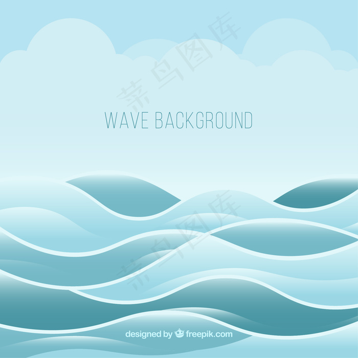 水纹水波纹浪花水珠夏季素材