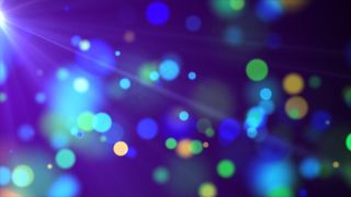 五彩的粒子场运动背景 视频免费下载