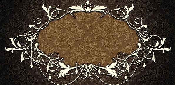 欧式花纹边框图片