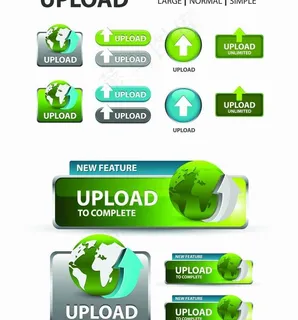 绿色网页按钮图片