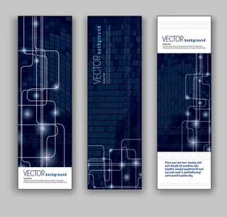 矢量条幅背景设计