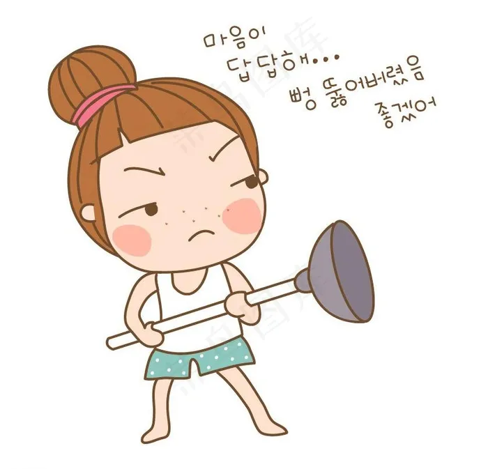 卡通儿童图片ai矢量模版下载