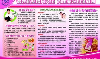计划生育宣传橱窗图片