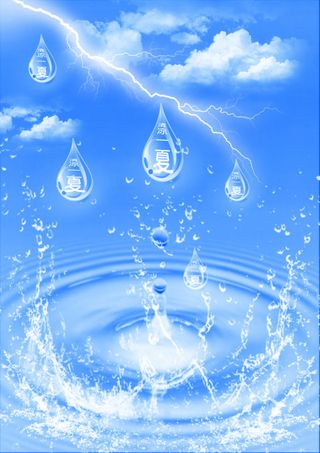 水 水珠 水纹 水滴 波浪 波纹