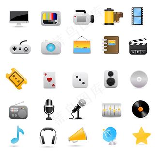 Q版各类实用图标