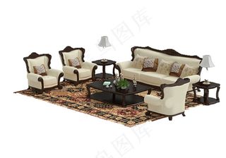 休闲沙发模型模板下载