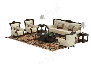 休闲沙发模型模板下载