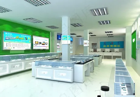 手机店效果图图片