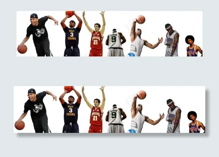 nba 篮球运动员图片