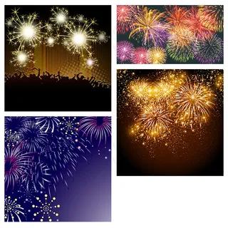 烟花矢量素材