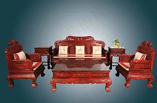 红木家具 精品沙发图片