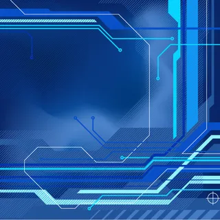 矢量抽象蓝色科技背景