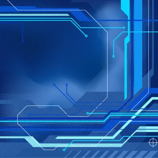 矢量抽象蓝色科技背景