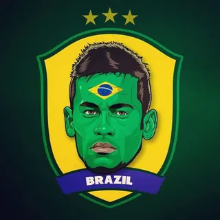 2014巴西世界杯球星插画内马尔